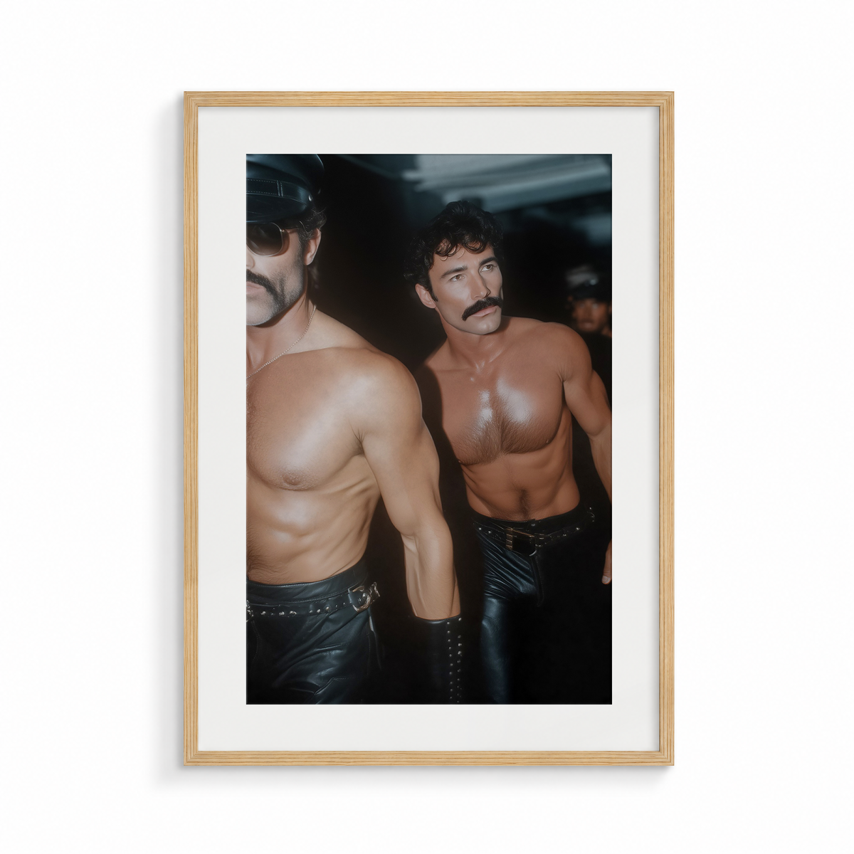The Arrival, a Safe Words fine art print, in a wood frame