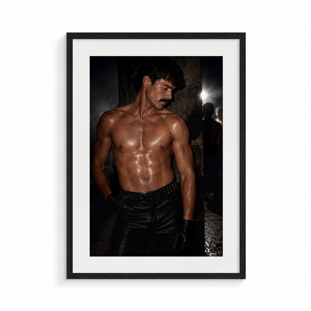 The Discipline, a Safe Words fine art print, in a black frame