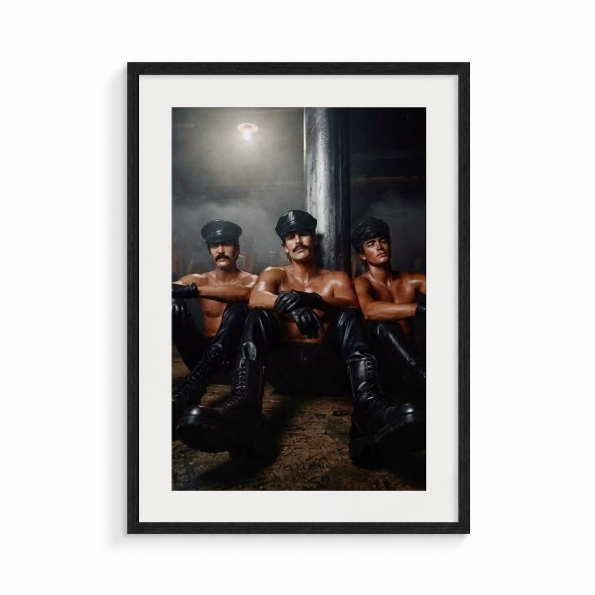The Order, a Safe Words fine art print, in a black frame