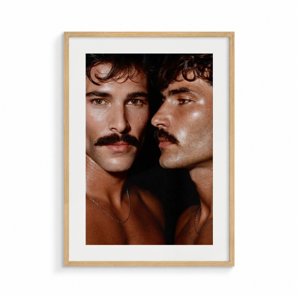 The Pact, a Safe Words fine art print, in a wood frame