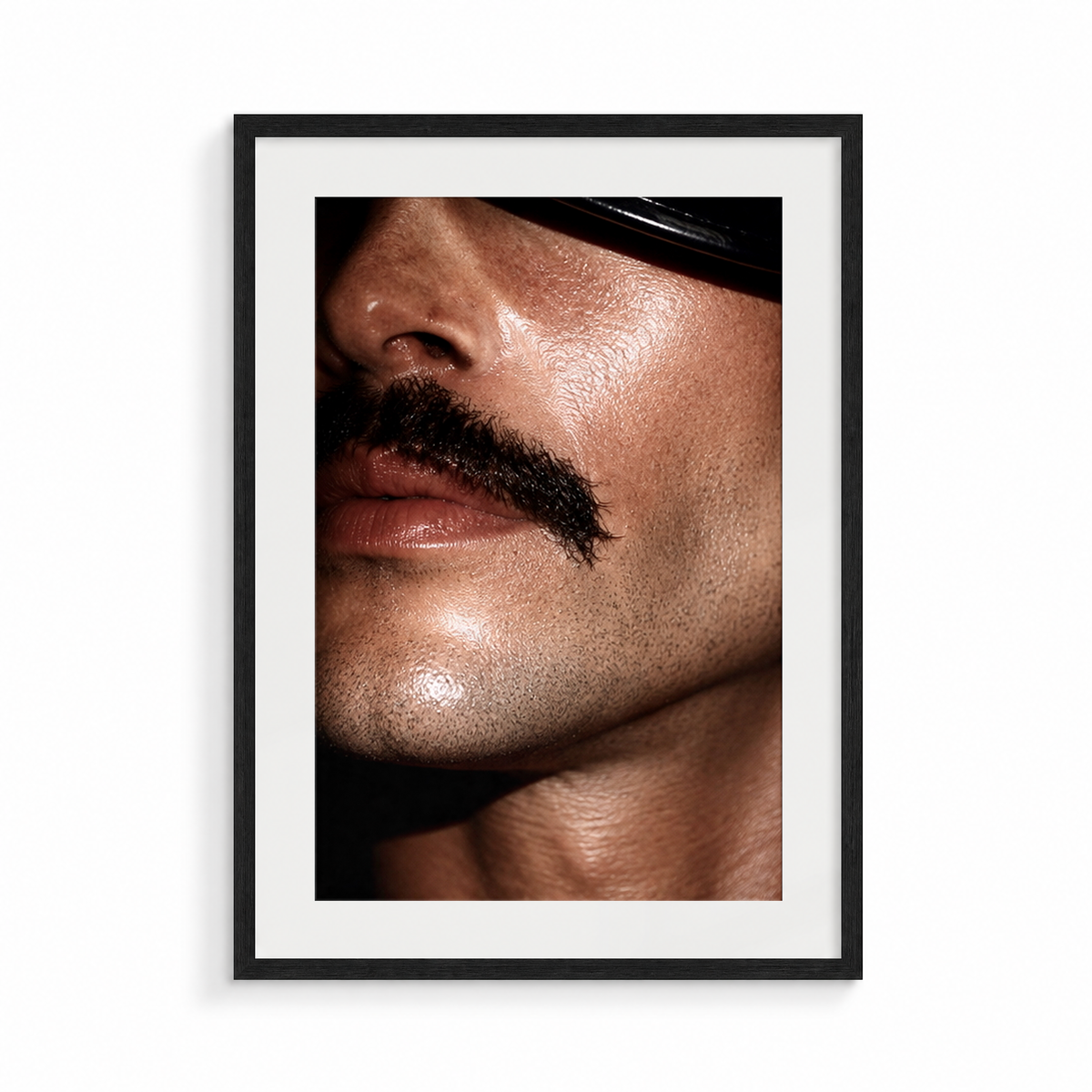 The Signal, a Safe Words fine art print, in a black frame