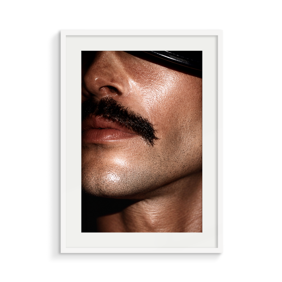 The Signal, a Safe Words fine art print, in a white frame
