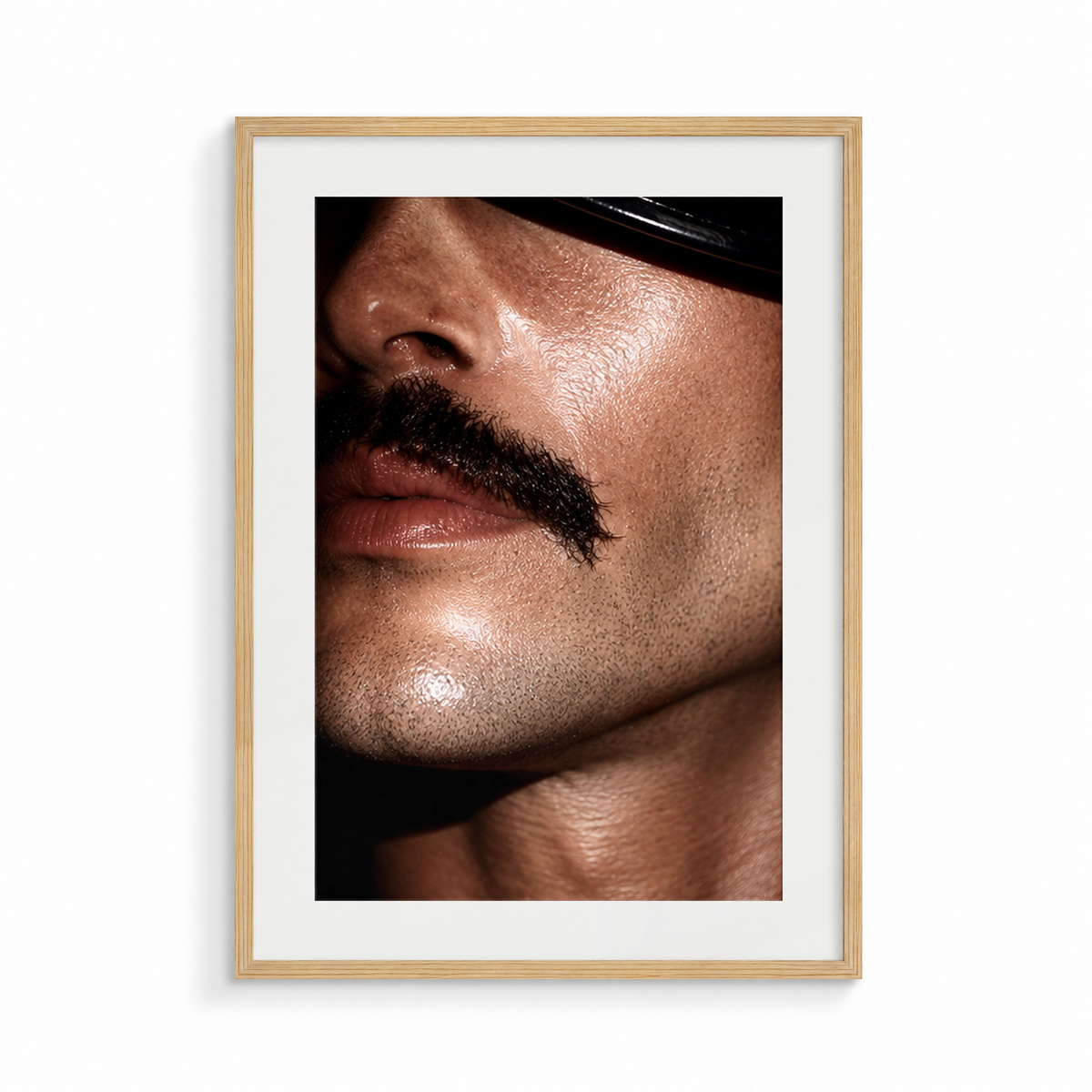 The Signal, a Safe Words fine art print, in a wood frame