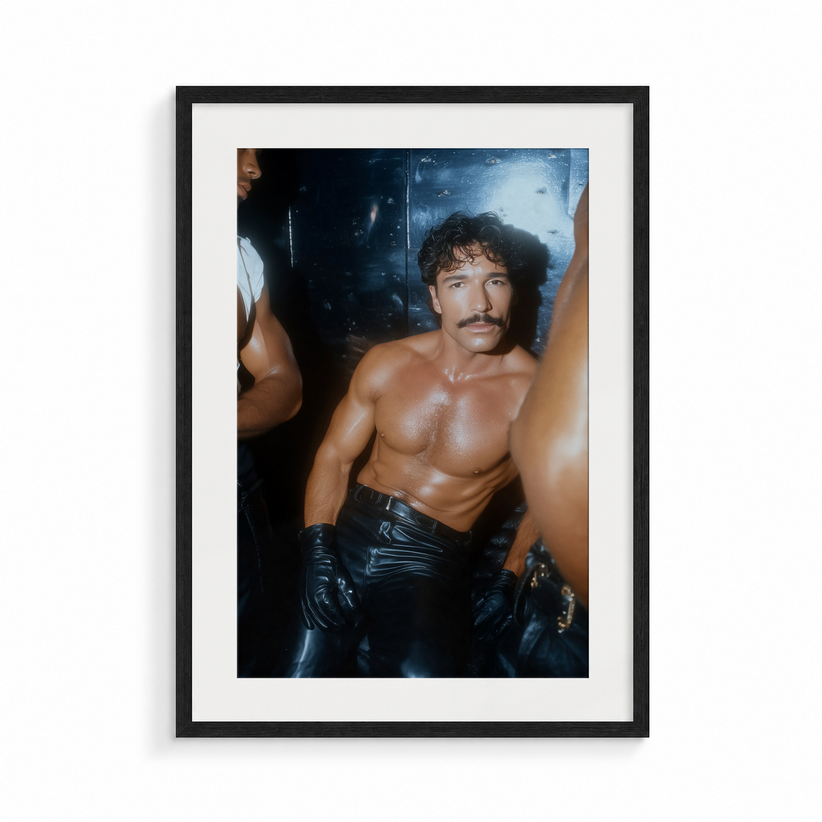 The Surrender, a Safe Words fine art print, in a black frame