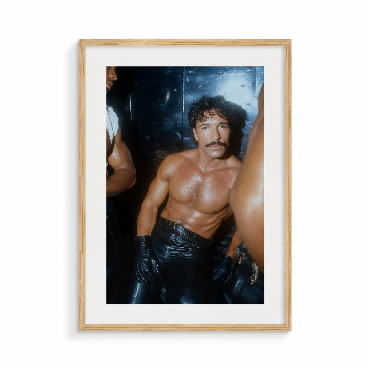 The Surrender, a Safe Words fine art print, in a wood frame