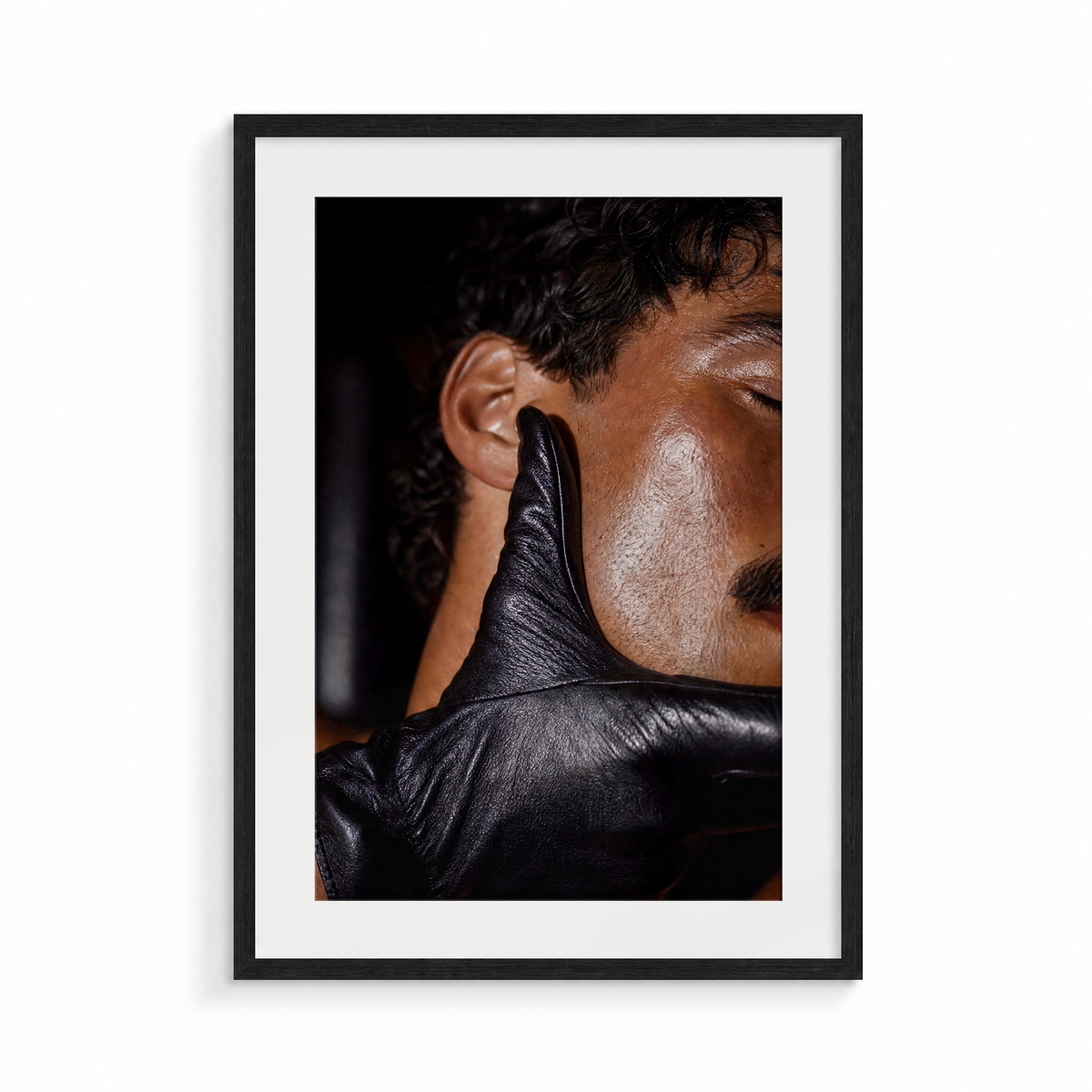 The Trust, a Safe Words fine art print, in a black frame