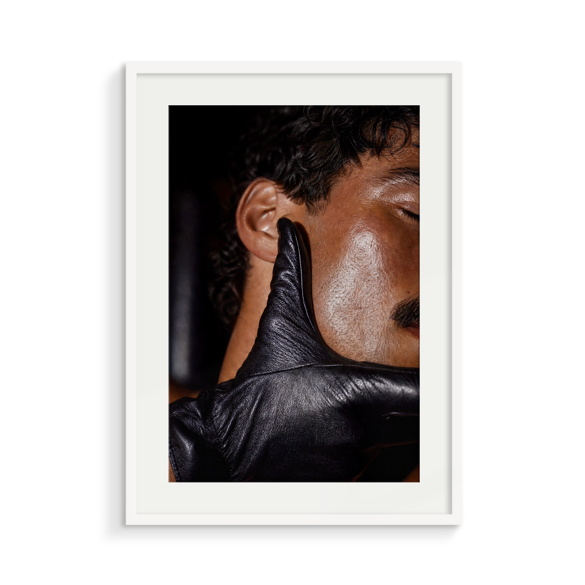 The Trust, a Safe Words fine art print, in a white frame