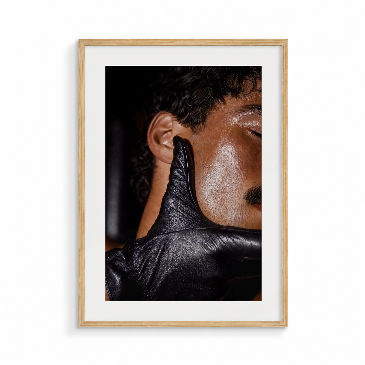 The Trust, a Safe Words fine art print, in a wood frame