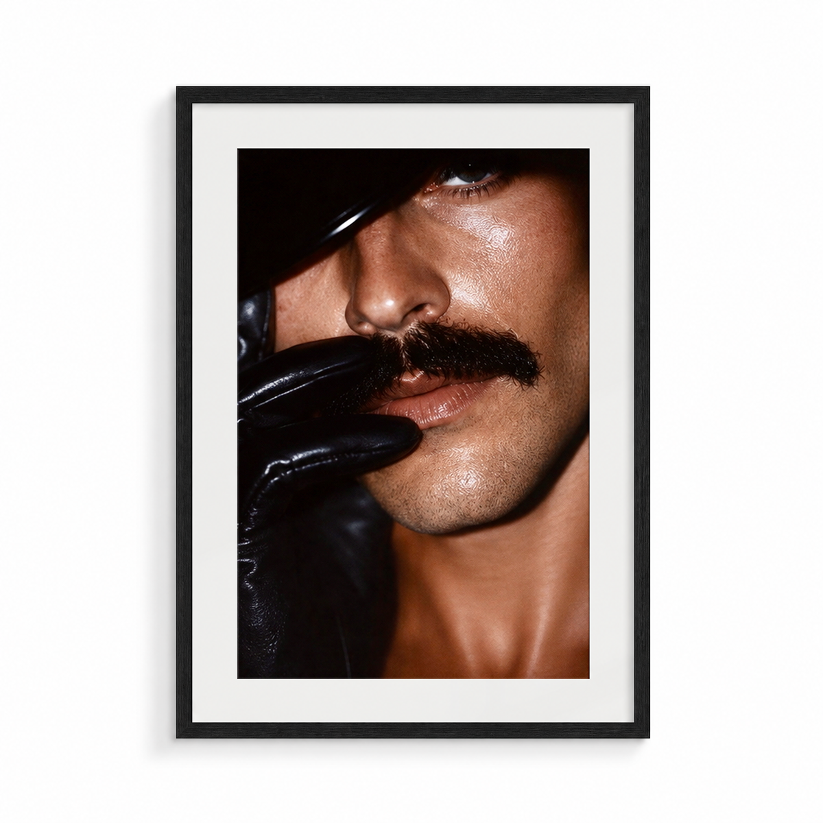 The Word, a Safe Words fine art print, in a black frame