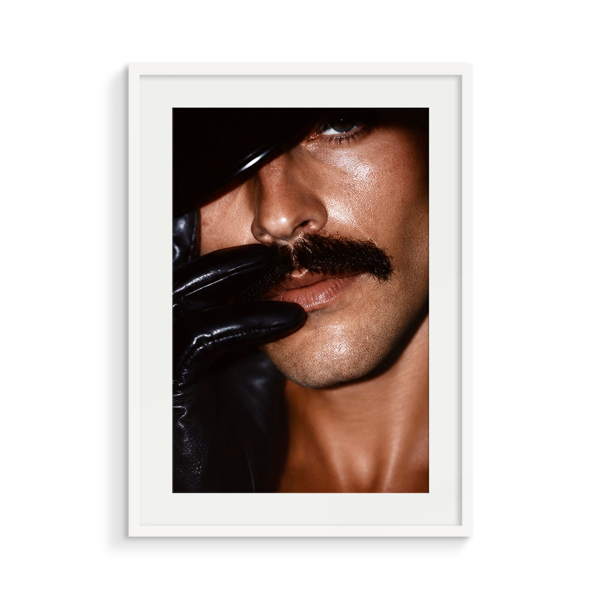 The Word, a Safe Words fine art print, in a white frame