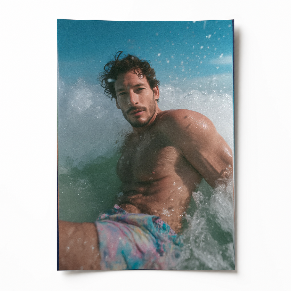The Break, a Siren & Surfer fine art print, unframed