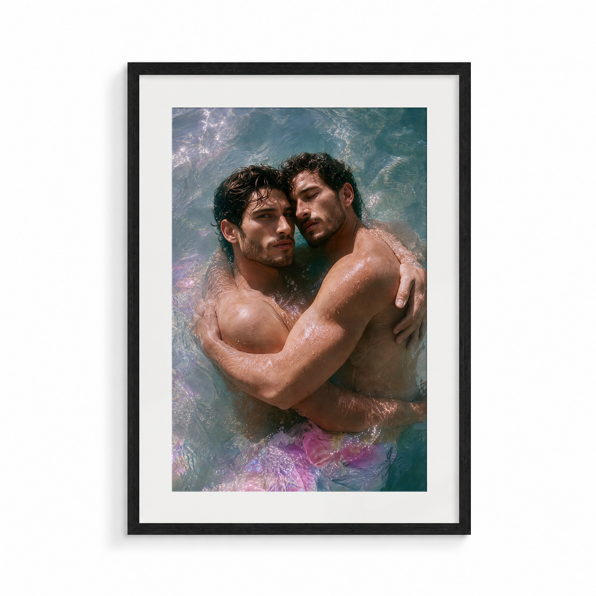 The Hold, a Siren & Surfer fine art print, in a black frame