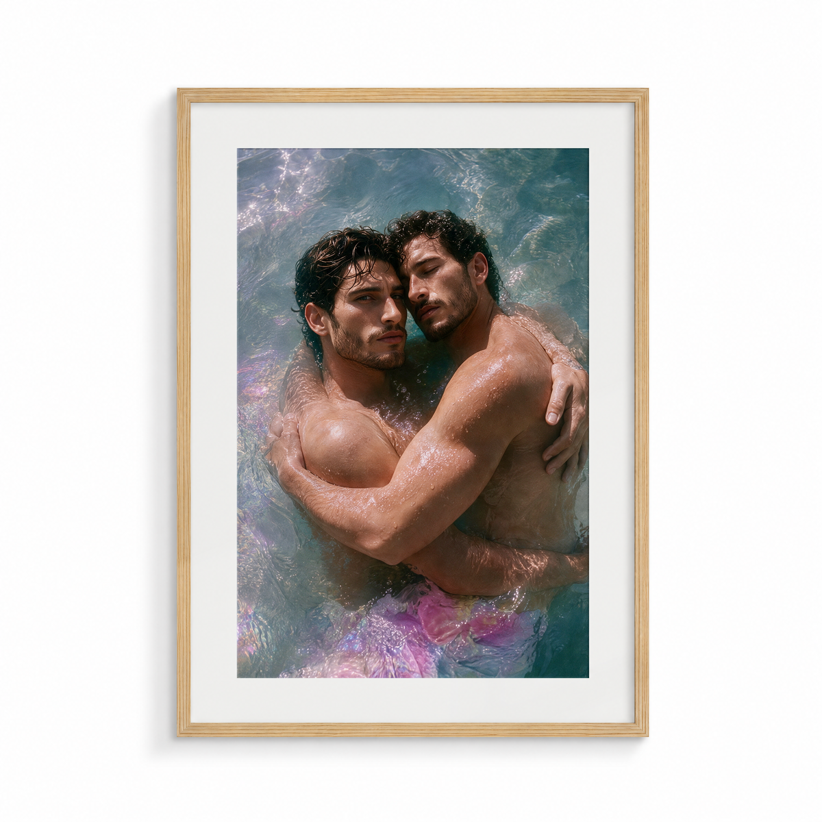 The Hold, a Siren & Surfer fine art print, in a wood frame